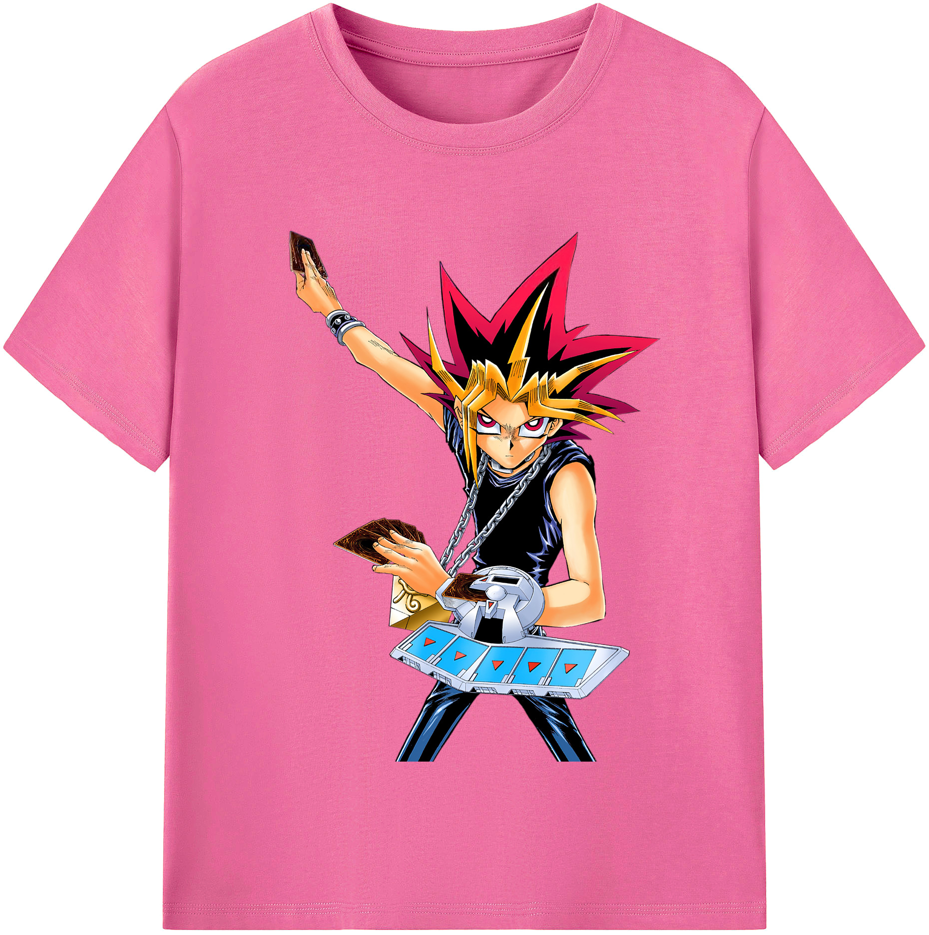 （画像用） 遊☆戯☆王 Yu-Gi-Oh! レディースカジュアルプリントTシャツ（綿100％）